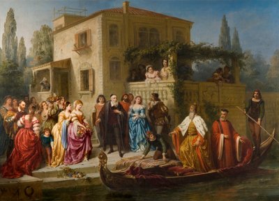 Visit of the Doge of Venice to Titian, 1870-71 by Robert Antoine Muller